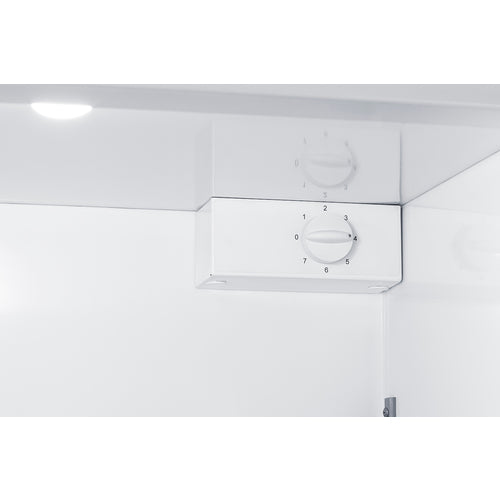 Summit 18 cu.ft. Upright Manual Defrost Refrigerator URM19WLHD