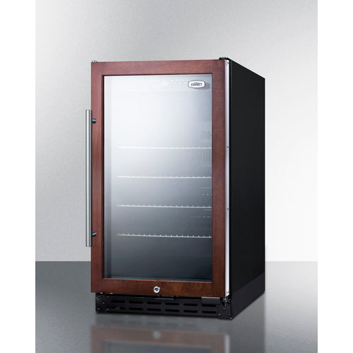 Summit 18" Wide Built-In Beverage Center, ADA Compliant (Panel Not Included) SCR1841BPNRADA