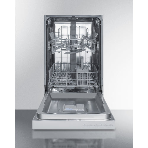 Summit 18" Wide Built-In Dishwasher, ADA Compliant DW18SS4ADA