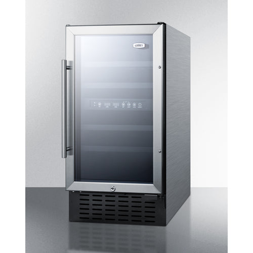 Summit 18" Wide Built-In Wine Cellar, ADA Compliant SWC182ZCSSADA