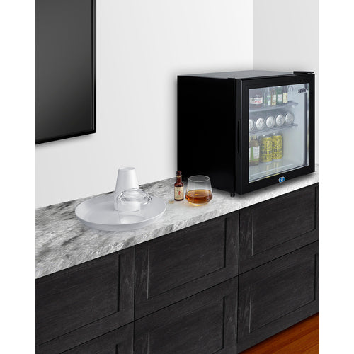 Summit 18" Wide Compact Minibar MB43GL
