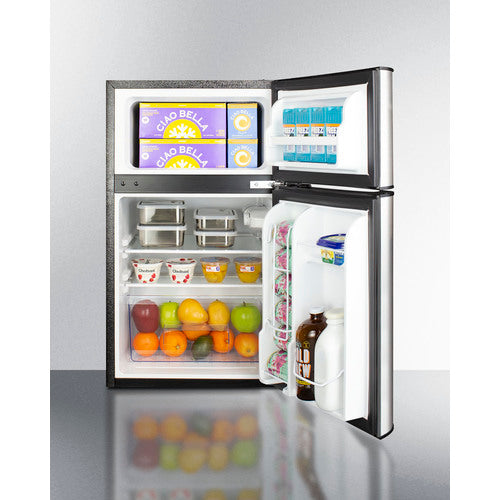 Summit 19" Wide 2-Door Refrigerator-Freezer, ADA Height CP34BSSADA