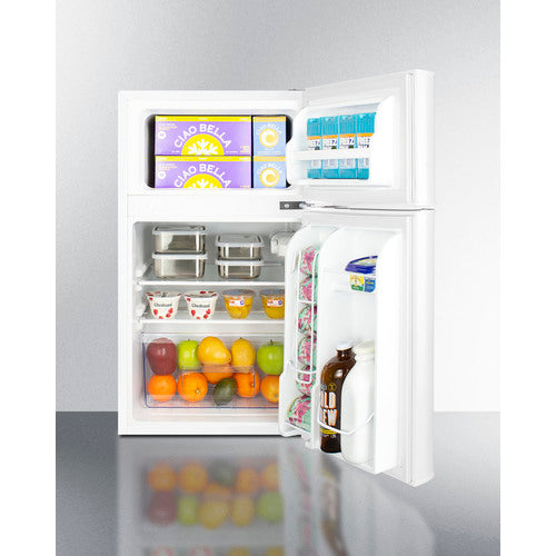 Summit 19" Wide 2-Door Refrigerator-Freezer, ADA Height CP34WADA