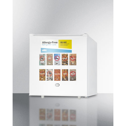 Summit 19" Wide Allergy-Free All-Refrigerator AZAR2W