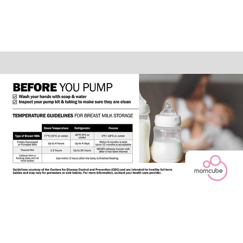 Summit 19" Wide Compact MOMCUBE® Breast Milk Refrigerator MC2