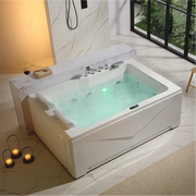 Empava - 71" Alcove LED Whirlpool Bathtub with Left Drain - EMPV-71JT618L - IMG3