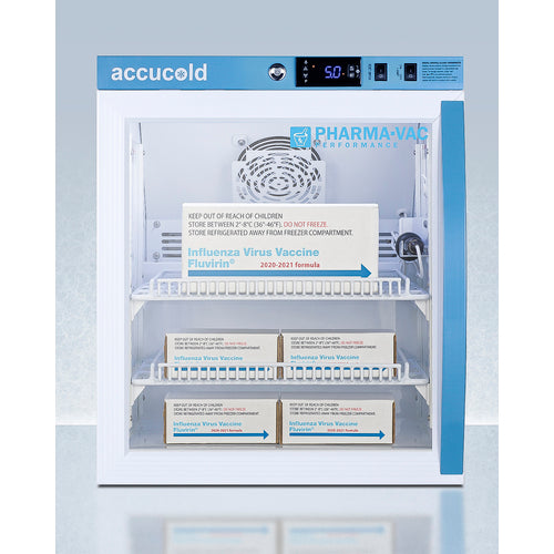 Summit 2 Cu.Ft. Compact Vaccine Refrigerator, Certified to NSF/ANSI 456 Vaccine Storage Standard ARG2PV456LHD