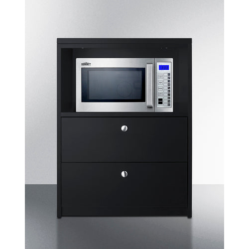 Summit 2-Drawer Microwave Cabinet, ADA Height CWM2ADA