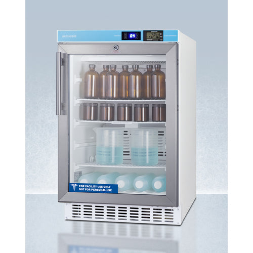 Summit 20" Wide Built-In Pharmacy All-Refrigerator, ADA Compliant ACR46GL