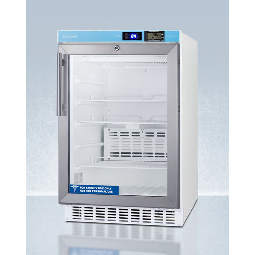 Summit 20" Wide Built-In Pharmacy All-Refrigerator, ADA Compliant ACR46GLCAL