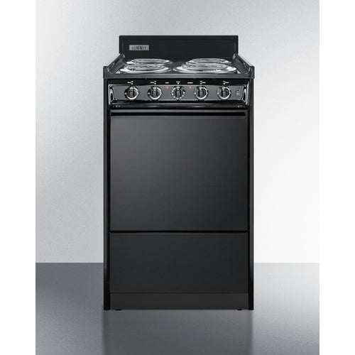 Summit 20" Wide Electric Coil Range TEM110C