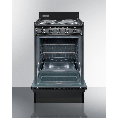 Summit 20" Wide Electric Coil Range TEM110C