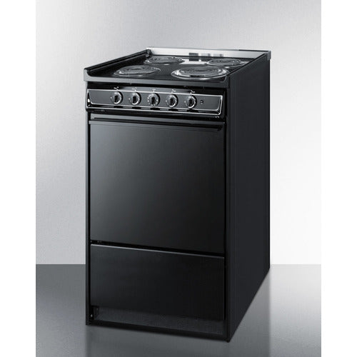 Summit 20" Wide Electric Coil Range TEM110CR