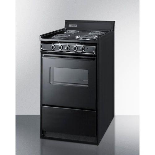 Summit 20" Wide Electric Coil Range TEM110CW