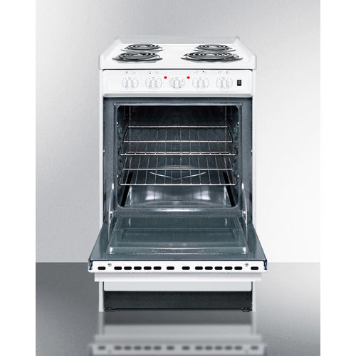 Summit 20" Wide Electric Coil Top Range WEM110R