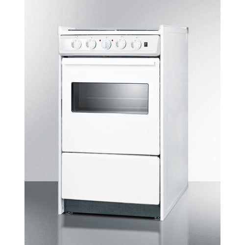 Summit 20" Wide Electric Coil Top Range WEM110RW