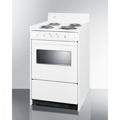 Summit 20" Wide Electric Coil Top Range WEM110W