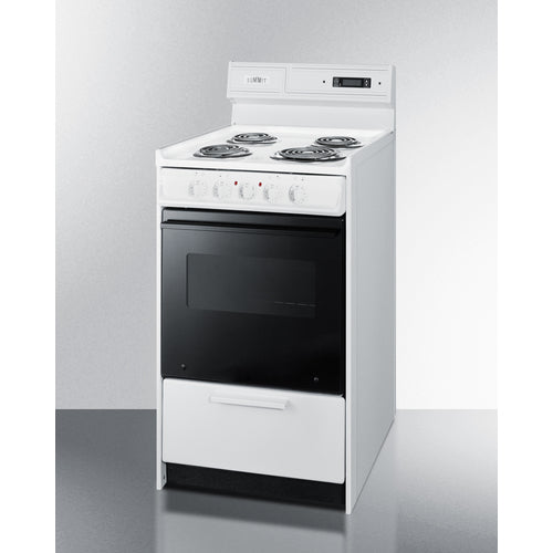 Summit 20" Wide Electric Coil Top Range WEM130DK