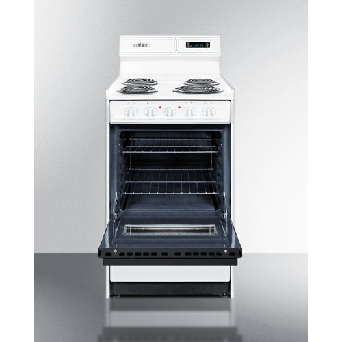 Summit 20" Wide Electric Coil Top Range WEM130DK