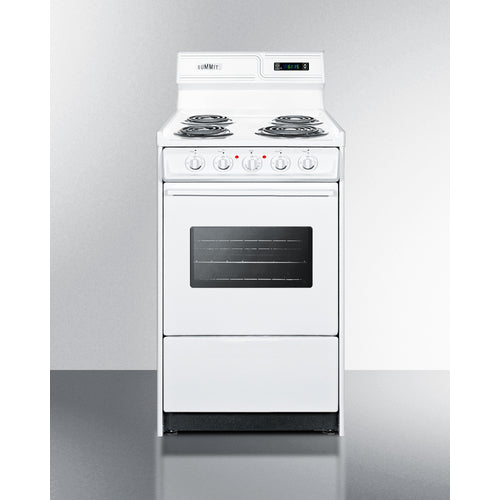 Summit 20" Wide Electric Coil Top Range WEM130KW