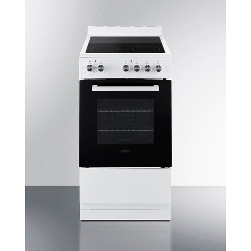 Summit 20" Wide Electric Smooth-Top Range REXT20W