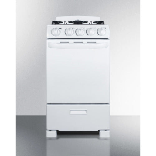 Summit 20" Wide Gas Range RG200WS