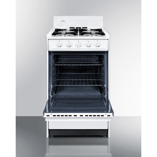 Summit 20" Wide Gas Range WNM110P