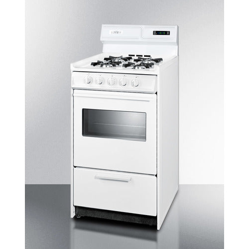 Summit 20" Wide Gas Range WNM1307KW