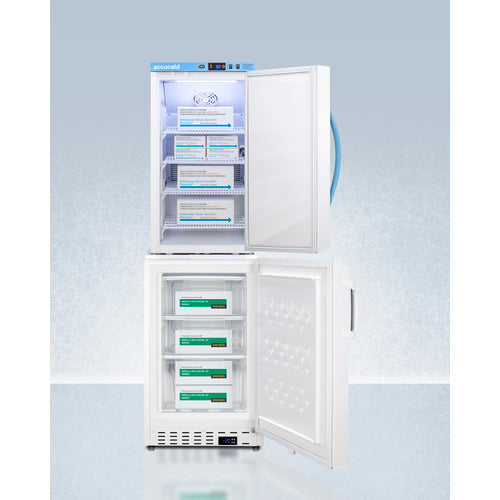 Summit 20" Wide Vaccine Refrigerator/Freezer Combination ARS3PV-ADA305AFSTACK