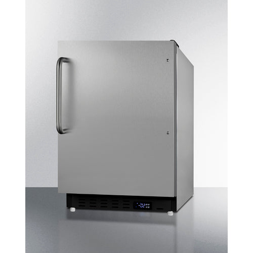 Summit 21" Wide Built-In All-Freezer, ADA Compliant ALFZ37BCSS