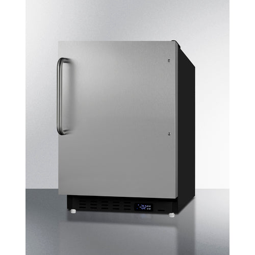 Summit 21" Wide Built-In All-Freezer, ADA Compliant ALFZ37BSSTB