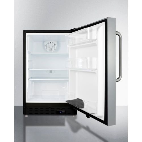 Summit 21" Wide Built-In All-Refrigerator, ADA Compliant ALR47BCSS