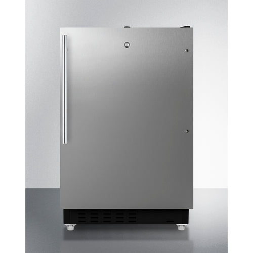 Summit 21" Wide Built-in Refrigerator-Freezer, ADA Compliant ALRF49BCSSHV