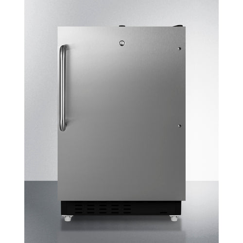 Summit 21" Wide Built-in Refrigerator-Freezer, ADA Compliant ALRF49BSSTB