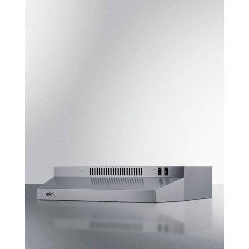 Summit 24" Under Cabinet Convertible Range Hood, ADA Compliant H24RSSADA