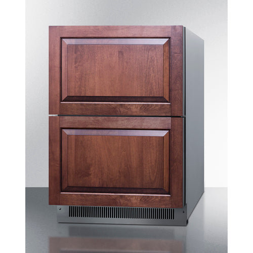 Summit 24" Wide 2-Drawer All-Freezer, ADA Compliant ADFD2D24PNR