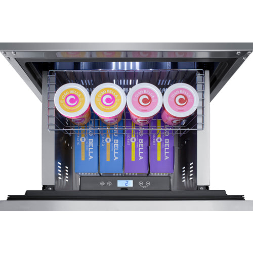 Summit 24" Wide 2-Drawer All-Freezer, ADA Compliant ADFD2D24PNR