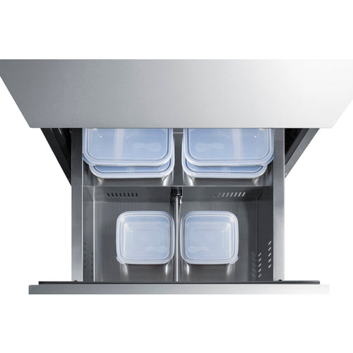 Summit 24" Wide 2-Drawer All-Freezer, ADA Compliant ADFD2D24PNR