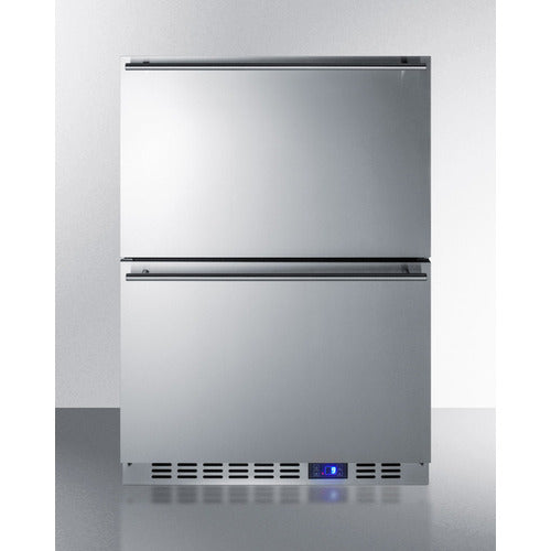 Summit 24" Wide 2-Drawer All-Freezer SCFF532D