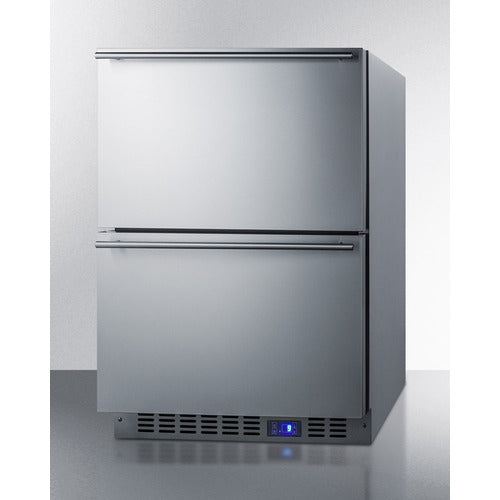 Summit 24" Wide 2-Drawer All-Freezer SCFF532D