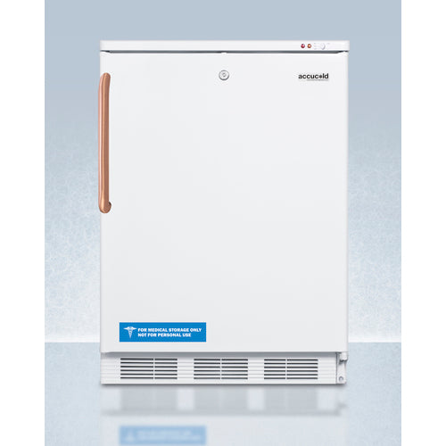 Summit 24" Wide All-Freezer with Antimicrobial Pure Copper Handle VT65MLTBC