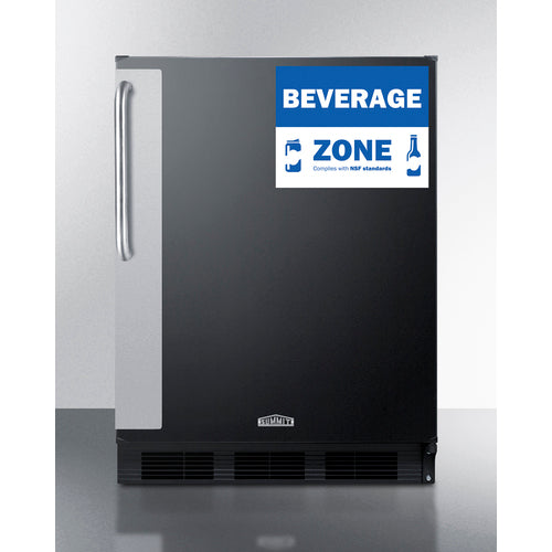 Summit 24" Wide All-Refrigerator, ADA Height FF6BK7BZADA
