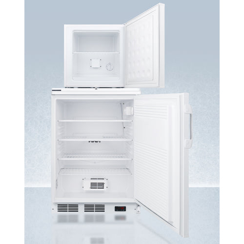 Summit 24" Wide All-Refrigerator/All-Freezer Combination FF7LW-FS24LSTACKPRO