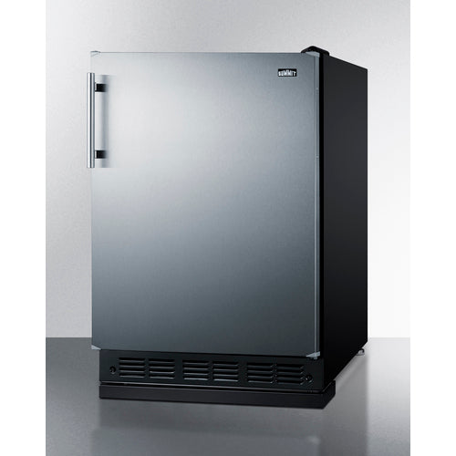Summit 24" Wide All-Refrigerator FF708BLSSRS