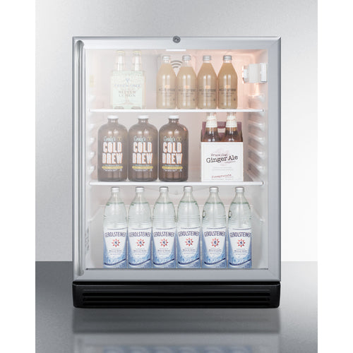 Summit 24" Wide Beverage Center, ADA Compliant SCR600BGLSHADA