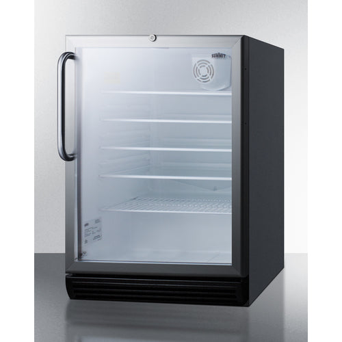 Summit 24" Wide Beverage Center, ADA Compliant SCR600BGLTBADA