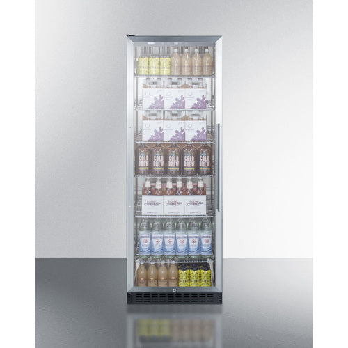 Summit 24" Wide Beverage Center SCR1401LHCSS
