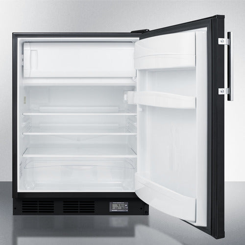 Summit 24" Wide Break Room Refrigerator-Freezer, ADA Compliant BKRF663BBIADA