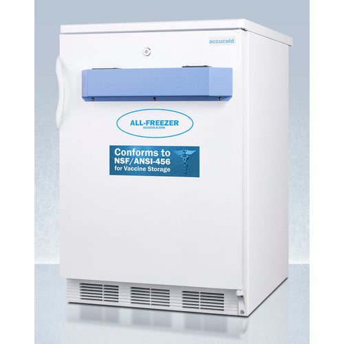 Summit 24" Wide Built-In All-Freezer, Certified to NSF/ANSI 456 Standard for Vaccine Storage VT65MLVAC456