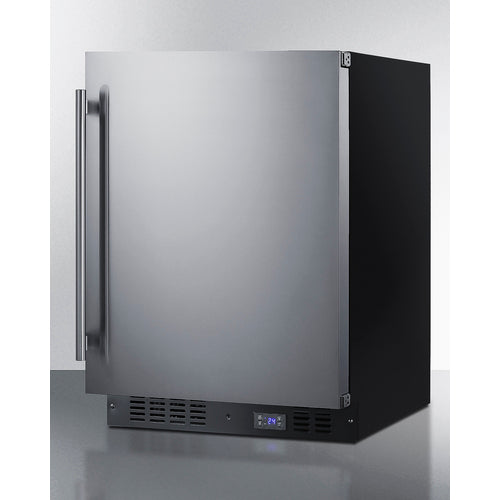 Summit 24" Wide Built-In All-Freezer With Icemaker SCFF53BSSIM